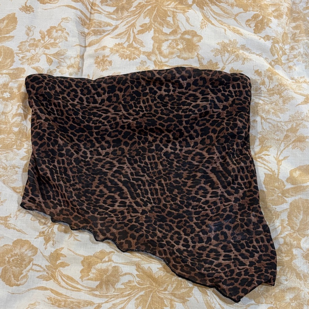 Edikted Black and Brown Leopard Print Accessory